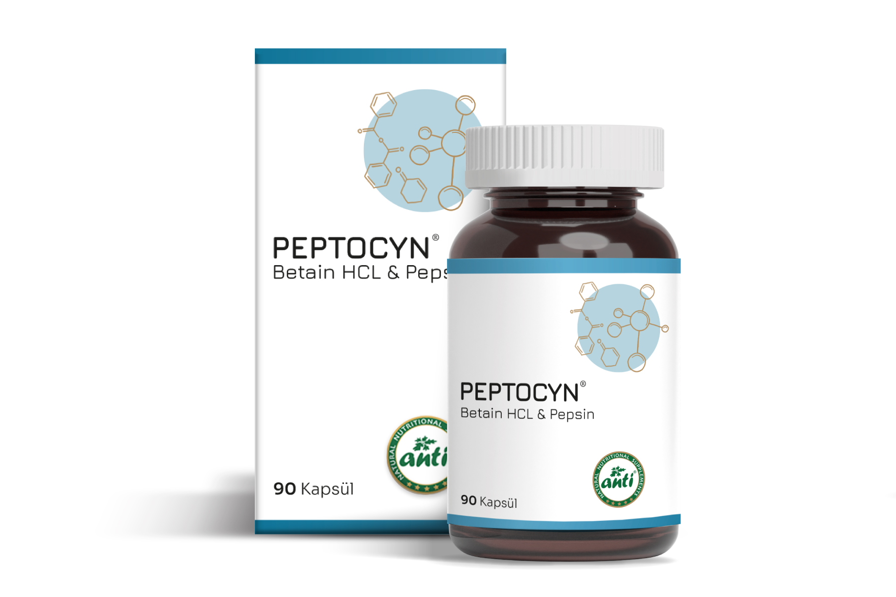 Peptocyn Betain HCL Pepsin