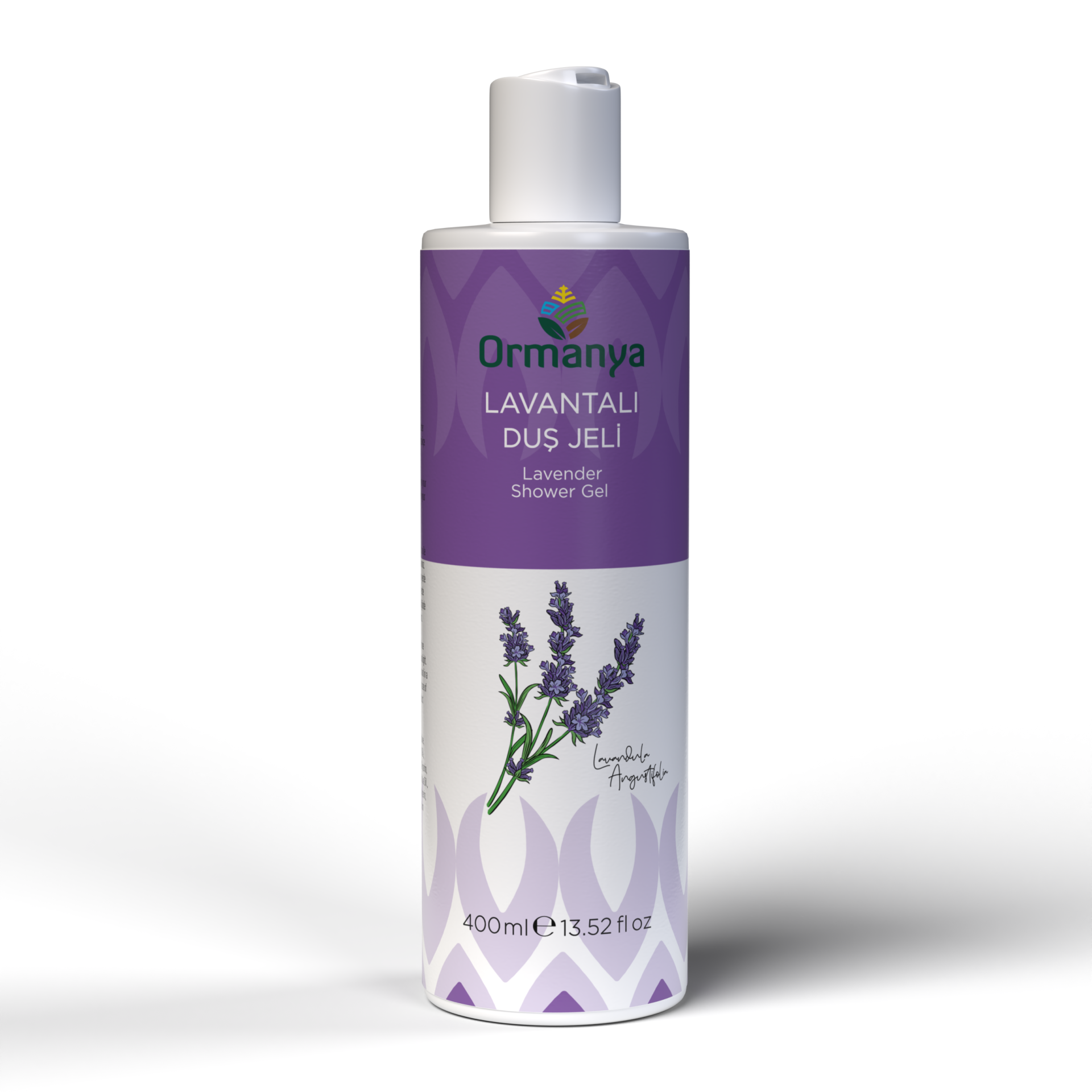 LAVANTALI DUŞ JELİ - 400 ML (ALKOL + SLS/SLES/SÜLFAT İçermez.)